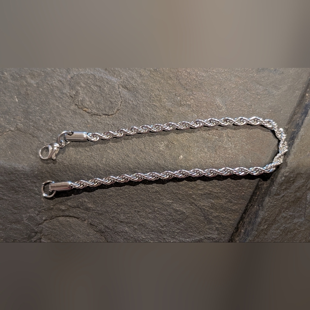 Stainless Steel Rope Chain Bracelet